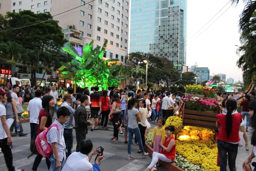 La fête du Têt à Ho Chi Minh Ville (Saigon)